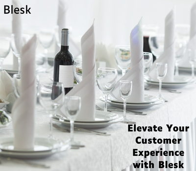 restaurant table with wine glasses