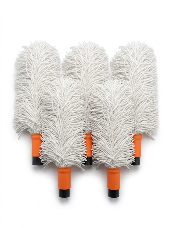 5 wine glass polisher brushes
